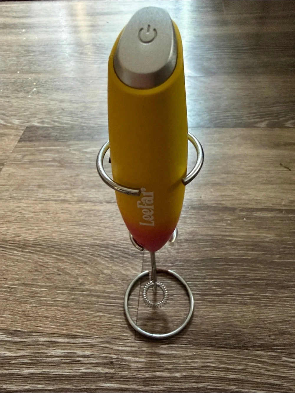 Yellow Handheld Milk Frother – Portable Electric Foam Maker. Free for $50 over